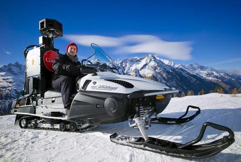 Google Streetview in Zermatt unterwegs